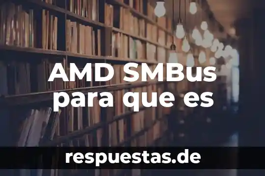 Que es el paquete word 6 AMD SMBus para que es