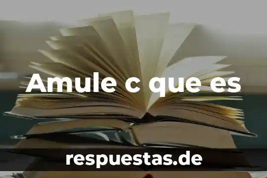 Qué es paradigma de programación utiliza C 6 Amule c que es