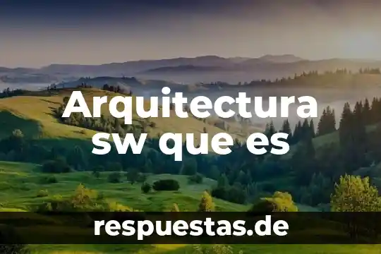 Que es un registro arquitectura de compuatdoras 5 Arquitectura sw que es