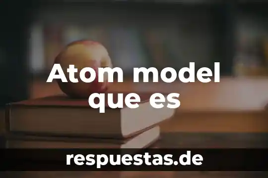 Qué es importante la planeación 3 Atom model que es