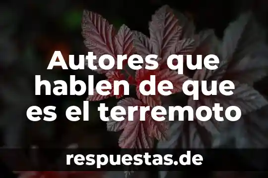 Qué es número de licencia de conducir México 6 Autores que hablen de que es el terremoto