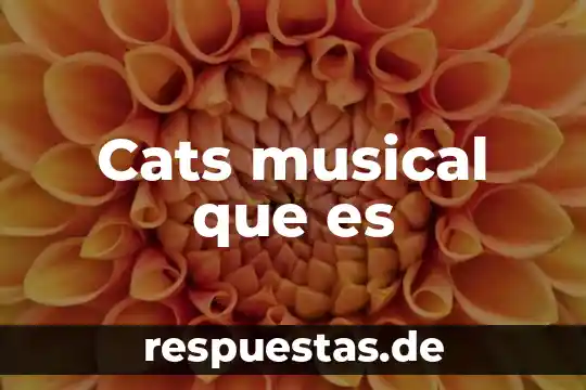 Libertad musical que es 5 Cats musical que es
