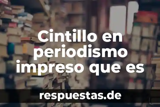 Cintillo en periodismo impreso que es
