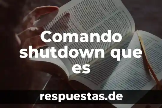 Que es el comando more en linux 5 Comando shutdown que es