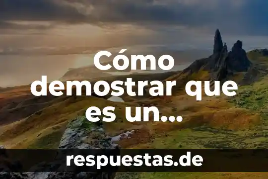 Que es sayfres internacional-portillo luna 5 Cómo demostrar que es un subespacio