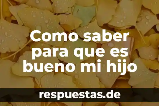 Por que es importante saber del sonido 4 Como saber para que es bueno mi hijo