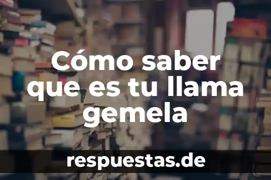 Buscamos amor sin saber lo que es 4 Cómo saber que es tu llama gemela