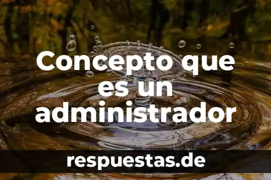 Qué es un faltante de caja concepto 4 Concepto que es un administrador