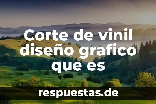 Reconocimiento grafico que es 4 Corte de vinil diseño grafico que es