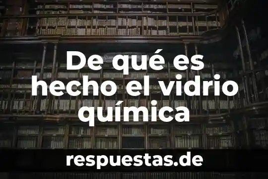 Vidrio color ambar para que es 4 De qué es hecho el vidrio química