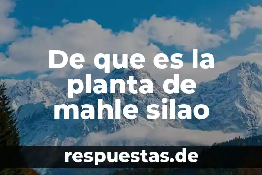 Que es una planta telefónica 3 De que es la planta de mahle silao