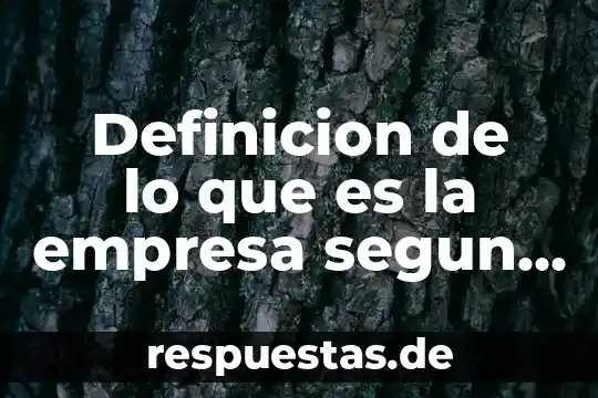 Qué es alcantarillado definición 7 Definicion de lo que es la empresa segun agustin reyes