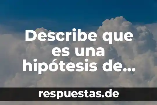 Describe con tus palabras que es la flotación 8 Describe que es una hipótesis de relación de productos
