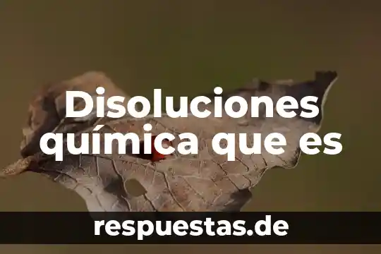 Que es mutaciones geneticas en quimica 7 Disoluciones química que es