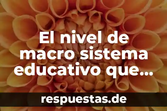 Macro nutrientes que es química en plantas 3 El nivel de macro sistema educativo que es