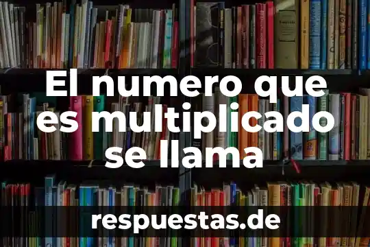 Qué es un número y sus características 7 El numero que es multiplicado se llama