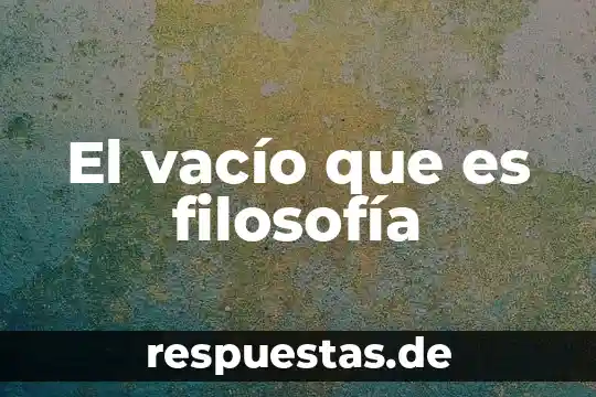 Qué es cínicos en filosofía 8 El vacío que es filosofía