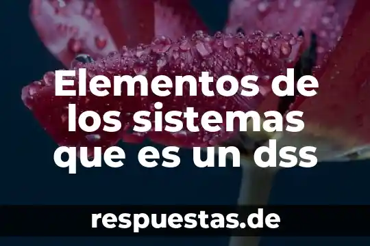 Qué es la armonía arquitectura 6 Elementos de los sistemas que es un dss