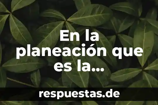 En la planeación que es la vinculación con otras materias