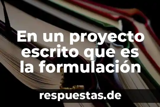 Qué es un gasto en derecho 4 En un proyecto escrito que es la formulación