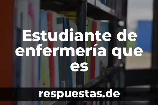 Soapie enfermería que es 3 Estudiante de enfermería que es