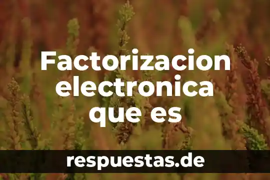 Qué es una firma electrónica avanzada como se renueva 7 Factorizacion electronica que es