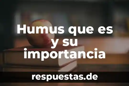 Que es una esr y su importancia cemefi 8 Humus que es y su importancia