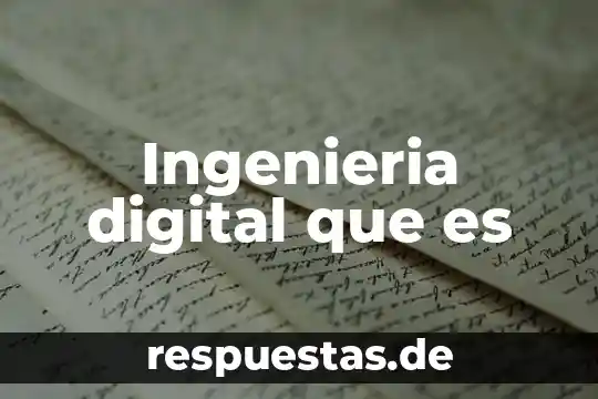 Que es una señal electrica digital 6 Ingenieria digital que es