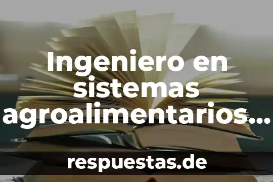 Qué es aracnidos significado 6 Ingeniero en sistemas agroalimentarios que es