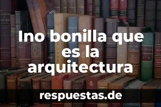 Que es un landscape en arquitectura 8 Ino bonilla que es la arquitectura