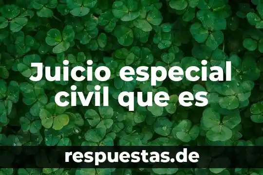 Que es bioseguridad animal 4 Juicio especial civil que es