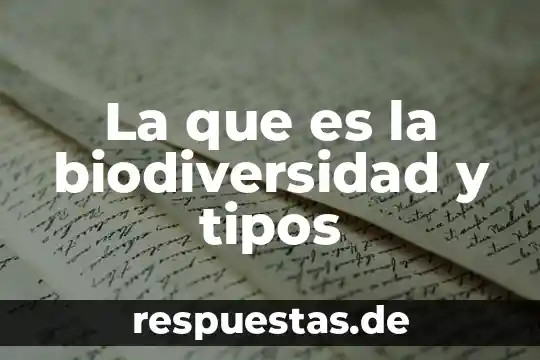 Qué es el gobierno definición política 6 La que es la biodiversidad y tipos