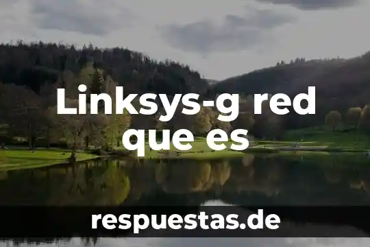Que es compartir una impresora en red 8 Linksys-g red que es