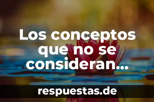 Tres conceptos de lo que es historia 8 Los conceptos que no se consideran ingresos que es