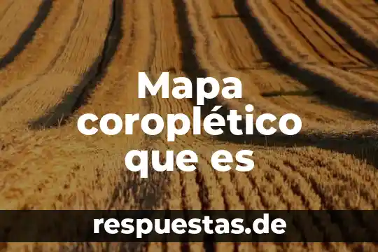 Que es un mapa de procesos ensayo 6 Mapa coroplético que es