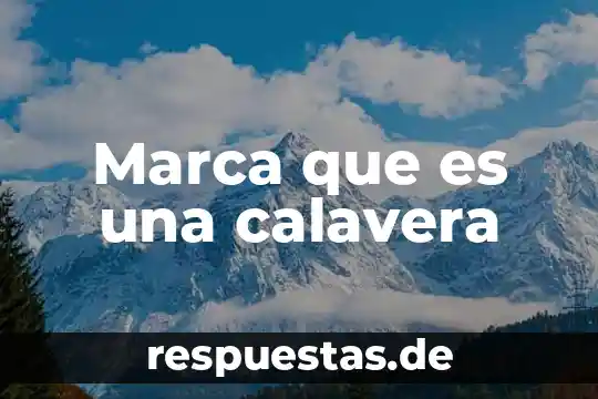 Qué es la cultura autointegrador 3 Marca que es una calavera