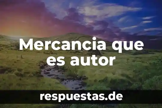 Que es el autor de luna de pluton 7 Mercancia que es autor