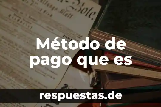 Que es bcp pago 6 Método de pago que es