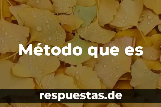 Método intuitivo que es 4 Método que es