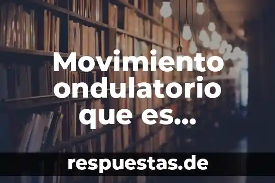 Explicación de que es el movimiento ondulatorio 6 Movimiento ondulatorio que es slidershare