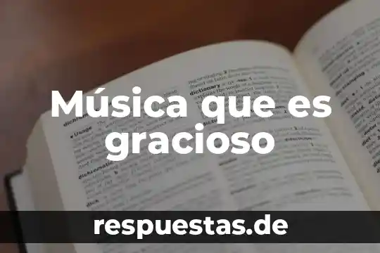 Qué es una pista en música 3 Música que es gracioso