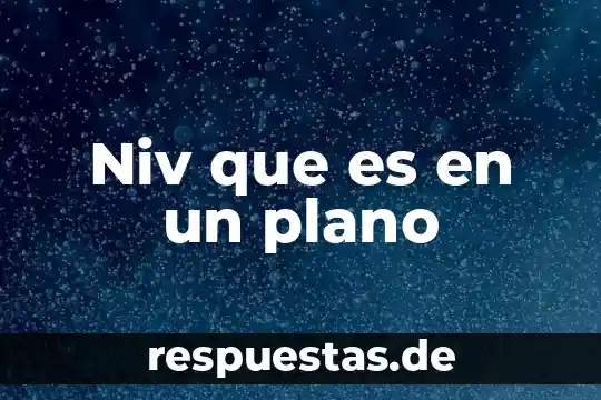 Que es un abatimiento de plano 5 Niv que es en un plano