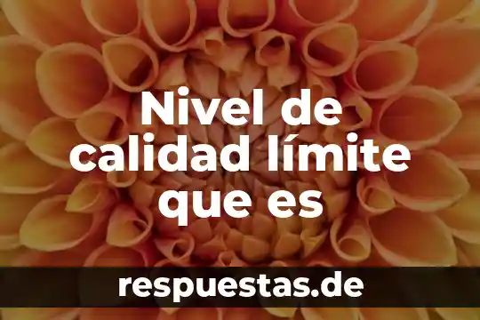 Que es un cuadro latino 5 Nivel de calidad límite que es