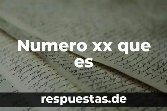 Qué es el número áureo 3 Numero xx que es