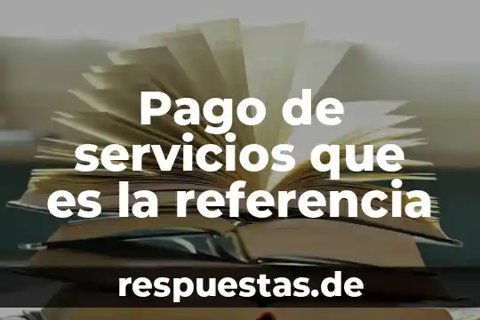 Qué es referencia absoluta en informática 7 Pago de servicios que es la referencia