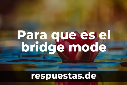 Qué es un glifo dibujado 5 Para que es el bridge mode