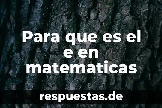 Qué es homotecia matemáticas 3 Para que es el e en matematicas