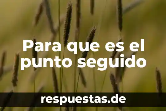 Qué es la señalética en un punto de venta 5 Para que es el punto seguido