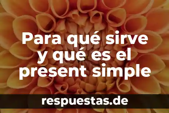 Que es y para que sirve el conocimiento de embarque 4 Para qué sirve y qué es el present simple