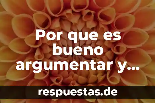 Que es bueno tomar cuando hago ejercicio en el gym 5 Por que es bueno argumentar y dar buenas razones